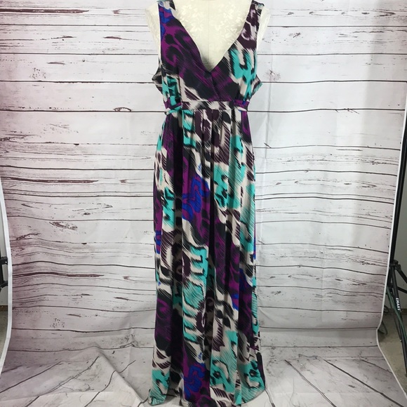 attention Dresses & Skirts - Attention Bold Print Maxi